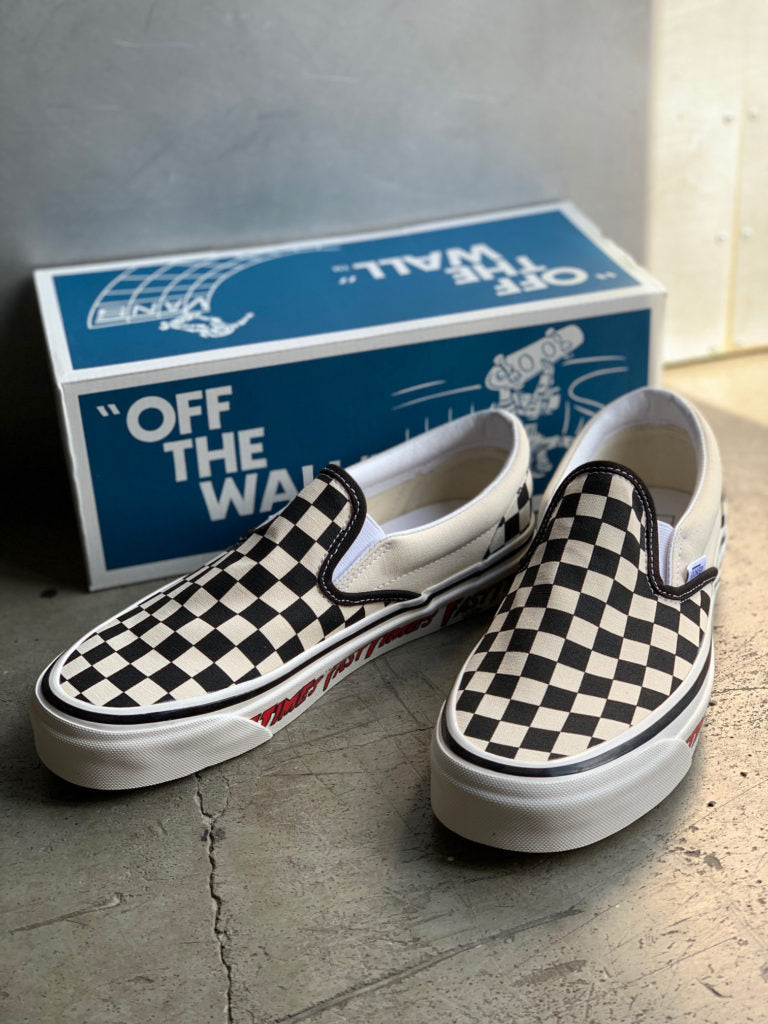 E*a様 バンズ スリッポン 36DX ファストタイム アナハイム 27センチ VANS Classic Slip-On 98DX(ANAHEIM FACTORY) GO FIRST TIMES – BRINE
