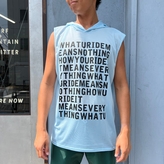 AIDENTIFY /アイデンティファイ SUNGUARD TEE / SLEEVELESS HOODY "INDEX"