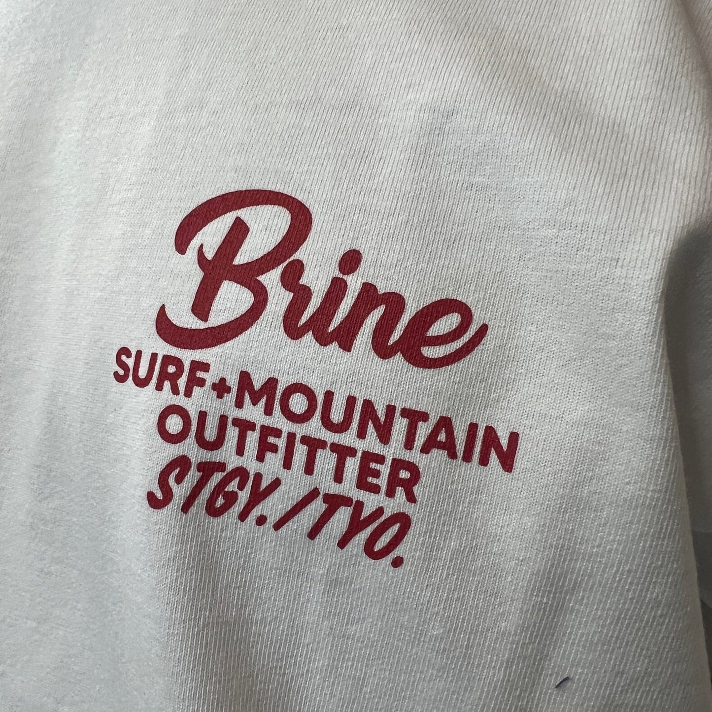 WOW x BRINE SHOP L/S TEE ブラインオリジナル ロングスリーブTシャツ