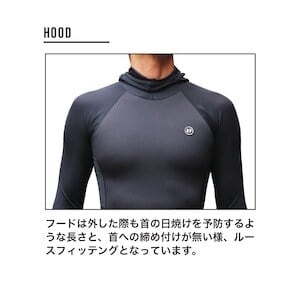 AIDENTIFY /アイデンティファイ Combination 1.5mm Hoody Tapper