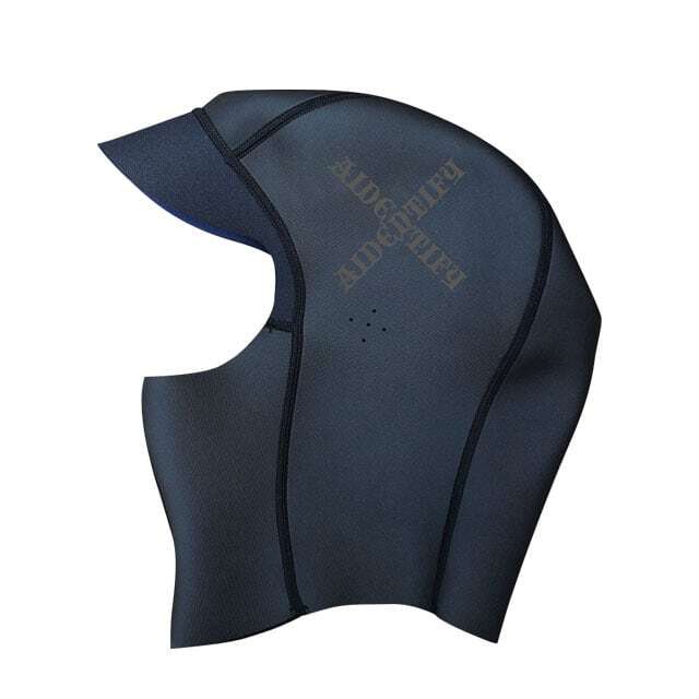 AIDENTIFY/アイデンティファイ THIN SKIN LONG NECK SURF CAP 1mm / BLACK LOGO