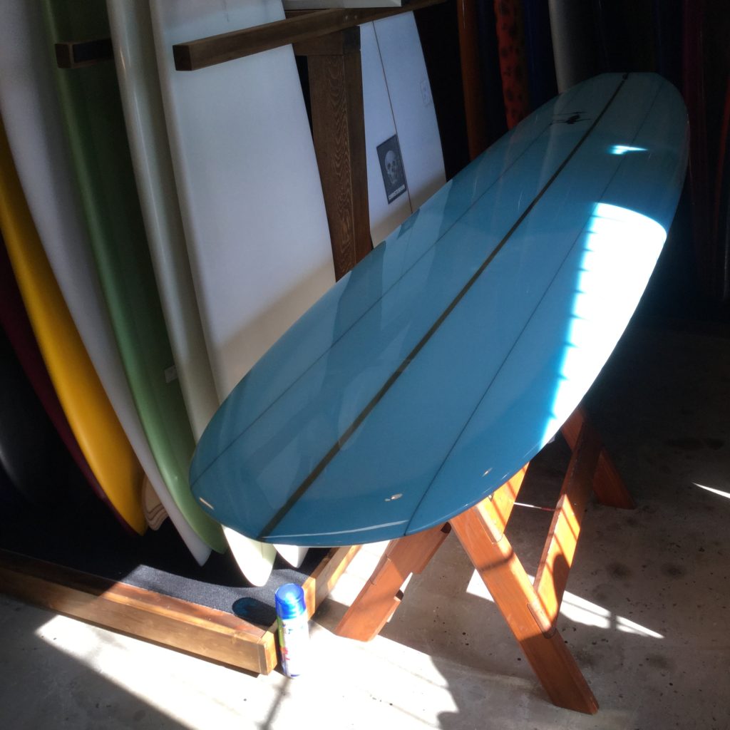christenson surfboards dazie model nose 