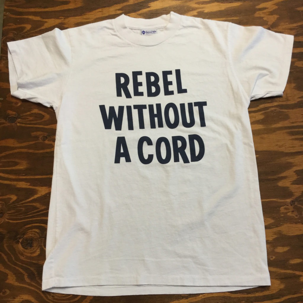 yellow rat T rebel without a cord white