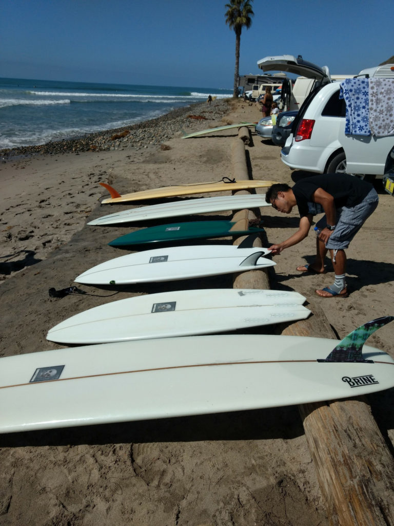 brine california surf trip ブライン　サーフショップ　クリステンソンサーフボード