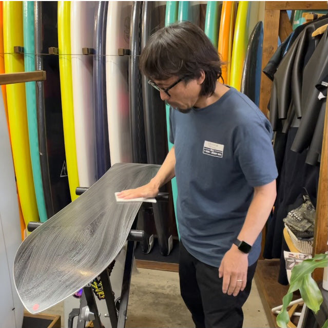 冬の遊び道具お片付け方法　その１　スノーボード編