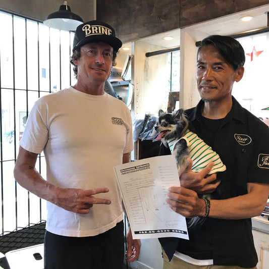 Chris ChristensonがBRINEに来店！