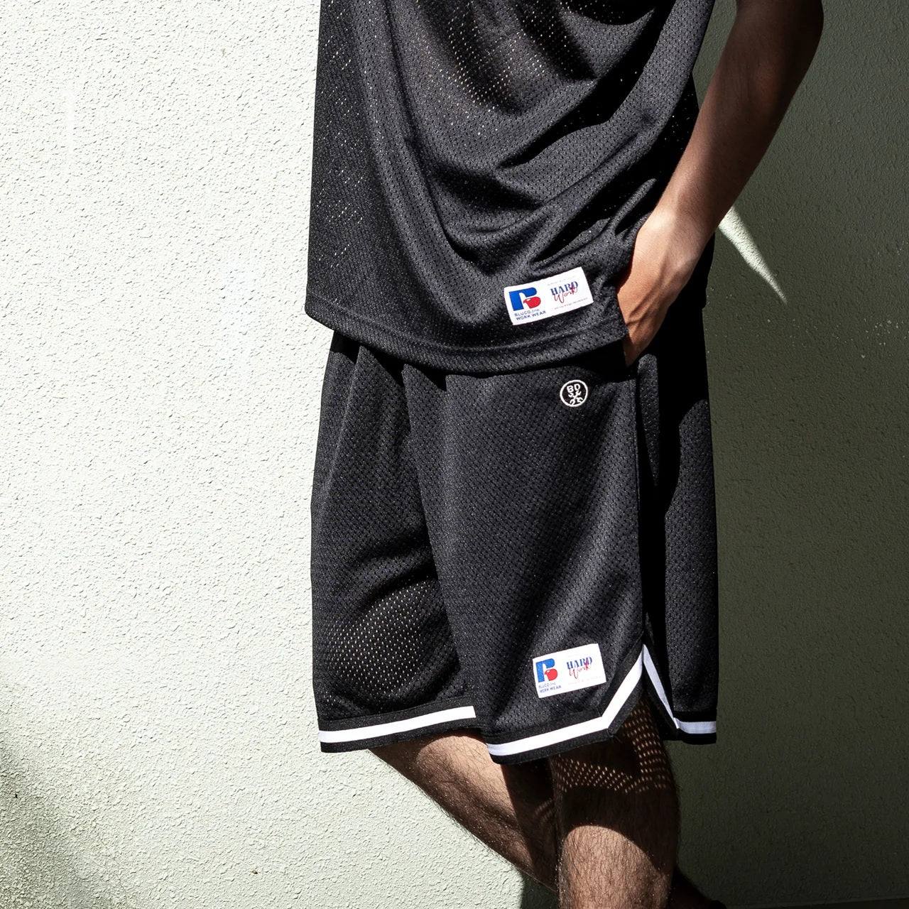 【店舗限定】BEACHED DAYS × BLUCO メッシュショーツ