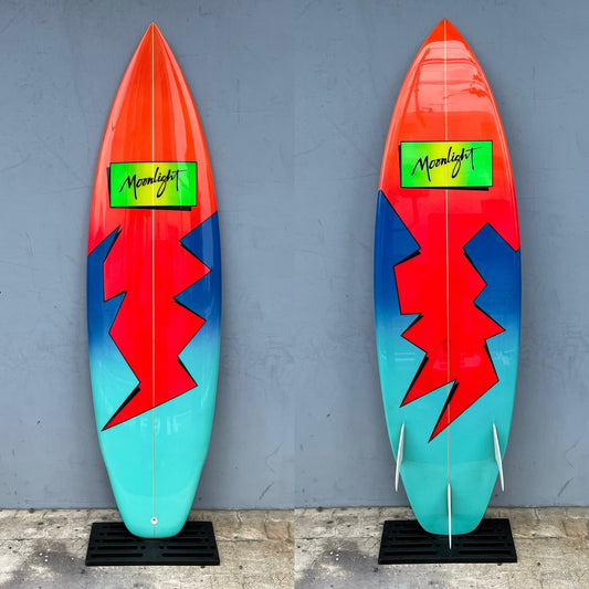 MOONLIGHT GLASSING / ムーンライトグラッシング　MOON ONE 5'11" #MO-2 RED&BLUE