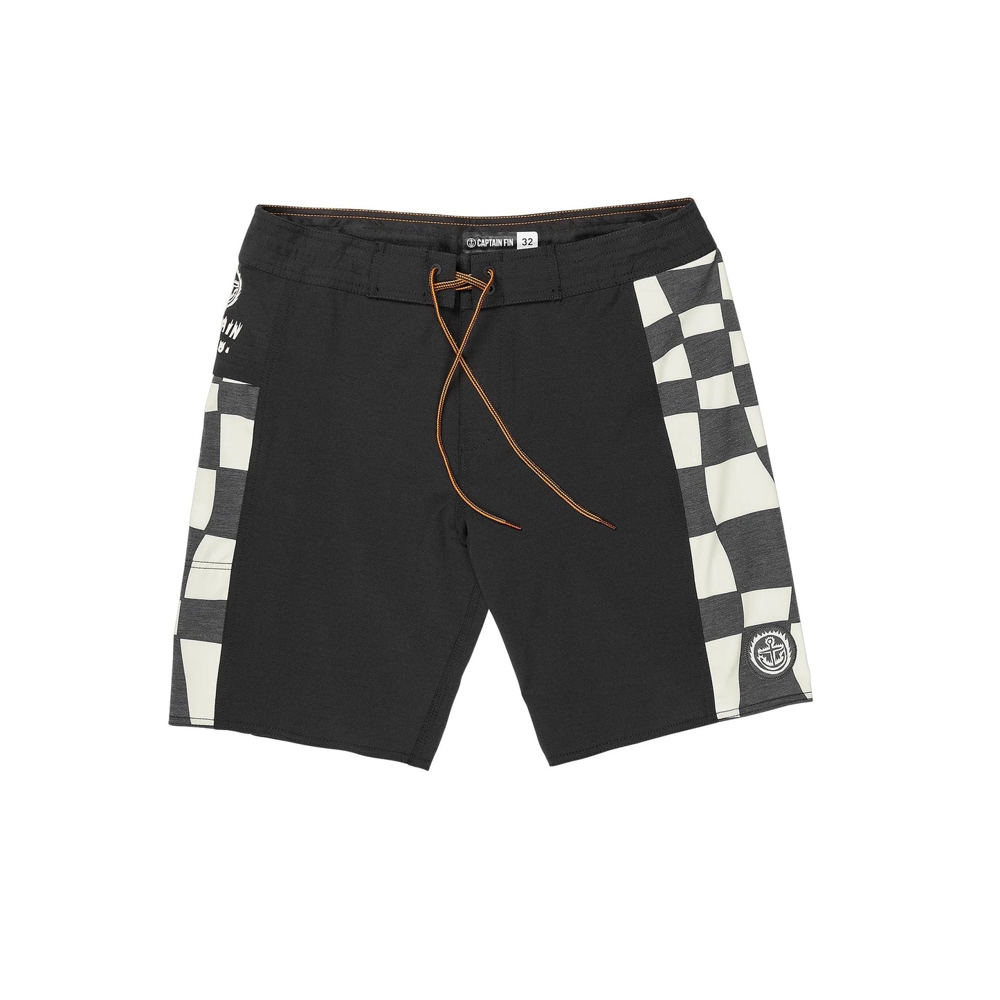 ［CAPTAIN FIN］CAPT KEYHOLE FIRE CHECK BLACK