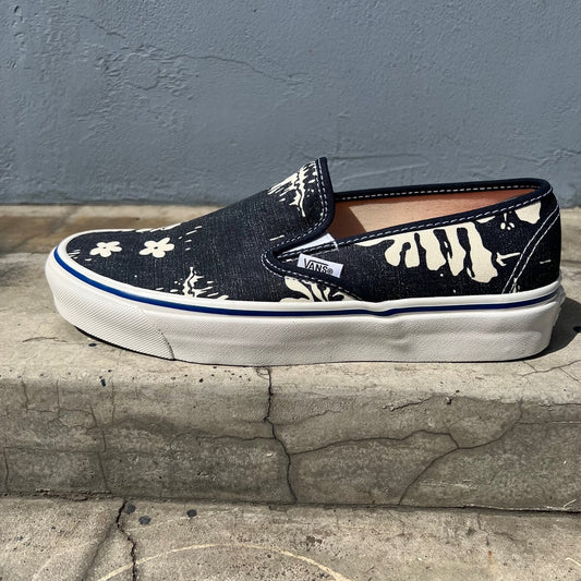 VANS/バンズ  SLIP-ON 48 DEC ANAHEIM FACTORY OG FLORAL NAVY