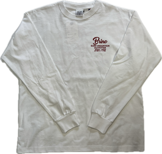 WOW x BRINE SHOP  L/S TEE 　ブラインオリジナル ロングスリーブTシャツ
