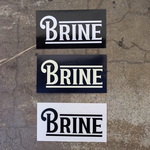 BRINE Sticker small