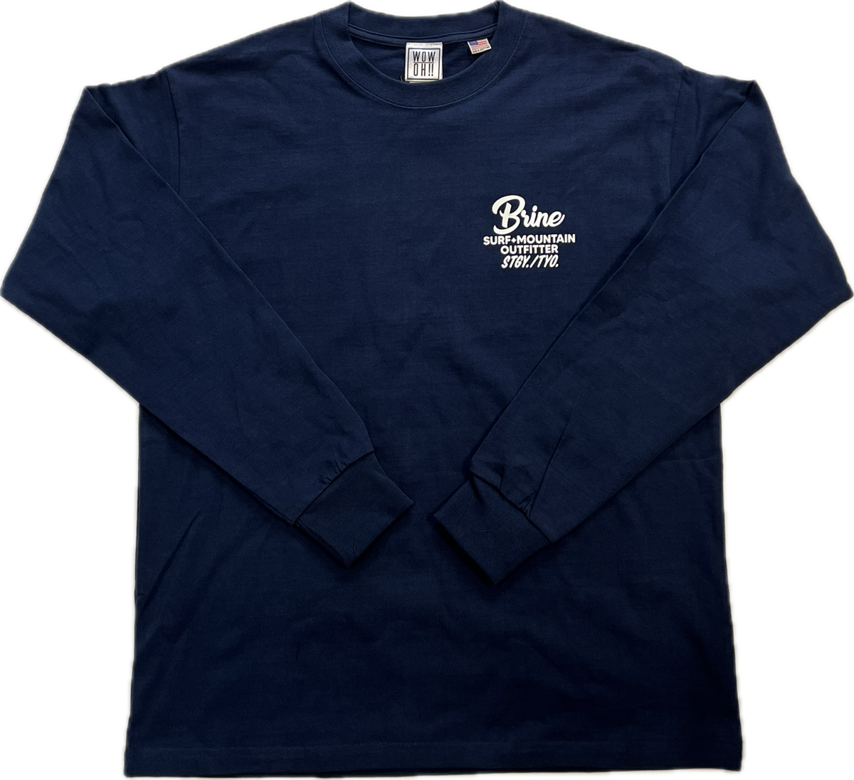 WOW x BRINE SHOP L/S TEE ブラインオリジナル ロングスリーブTシャツ