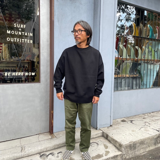 BEACHED DAYS ビーチドデイズ / オーバーサイズ クルーネックスウェット