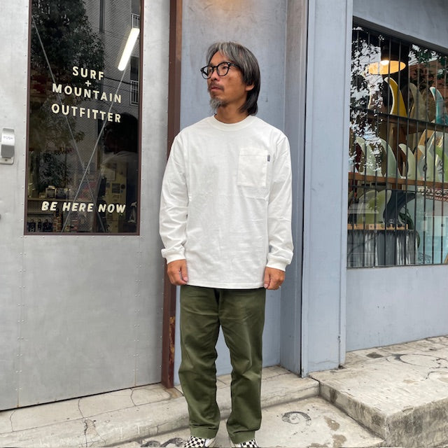 BEACHED DAYS ビーチドデイズ /ベーシック ポケット L/S Tee