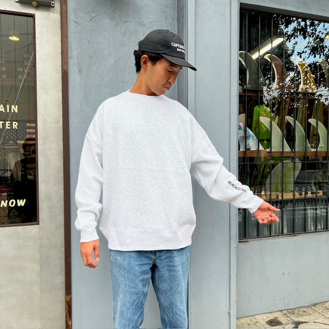 BEACHED DAYS ビーチドデイズ / オーバーサイズ クルーネックスウェット