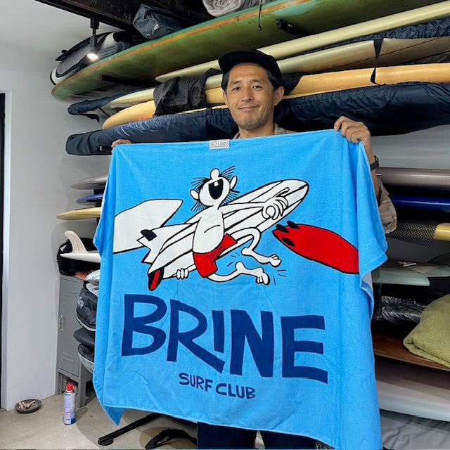 LEUS×BRINE×YUSUKE HANAI ビーチエコタオル