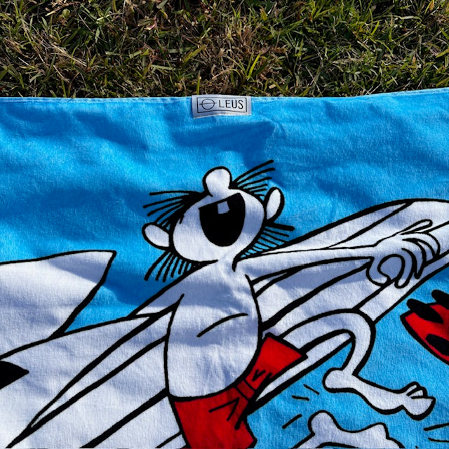 LEUS×BRINE×YUSUKE HANAI ビーチエコタオル