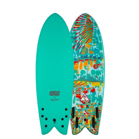 CATCH SURF / キャッチサーフ ヘリテージ 5'8" x Andy Davis レトロフィッシュ クアッドフィン