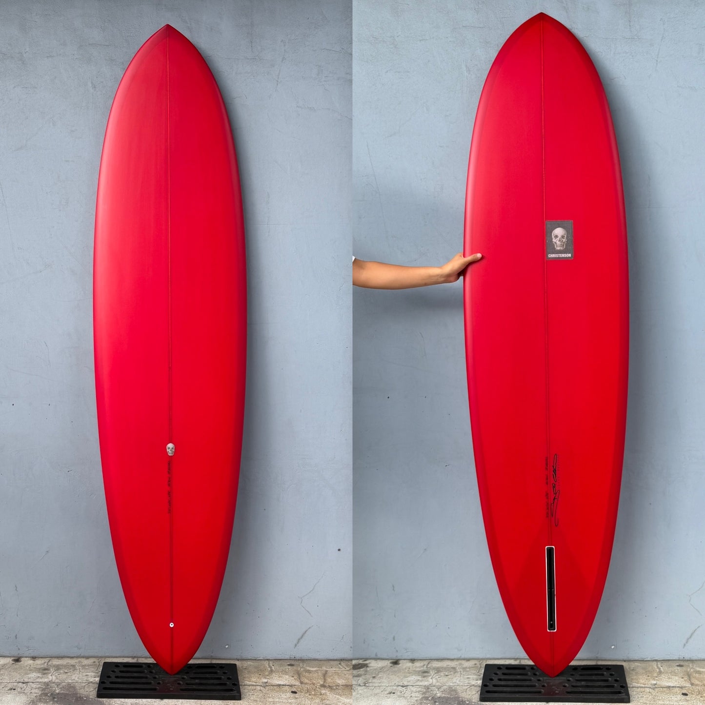 CHRISTENSON SURFBOARD/クリステンソン 　C-BUCKET 7'2"　RED TINT  JAPANシェイプ