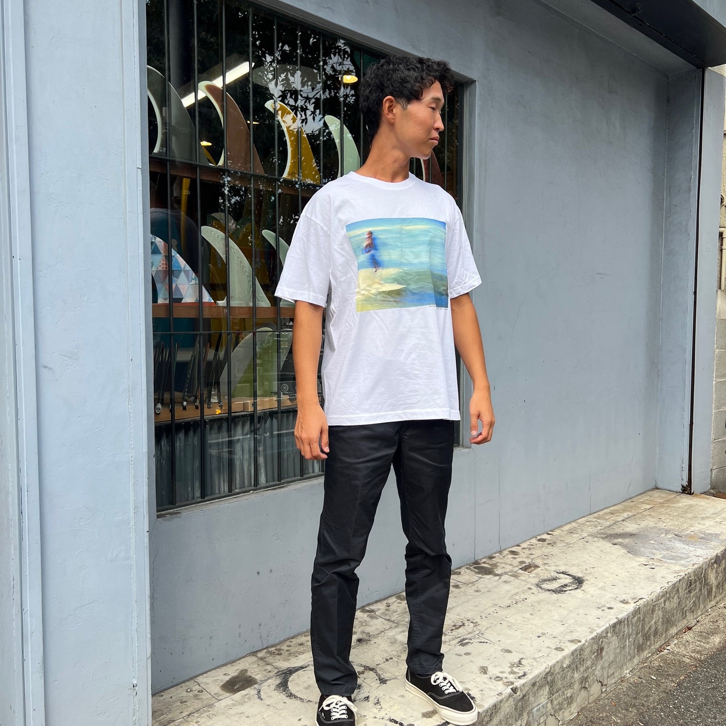 BRINE × AUTHENTIC WAVE  PHOTO TEE　"FLOWING"