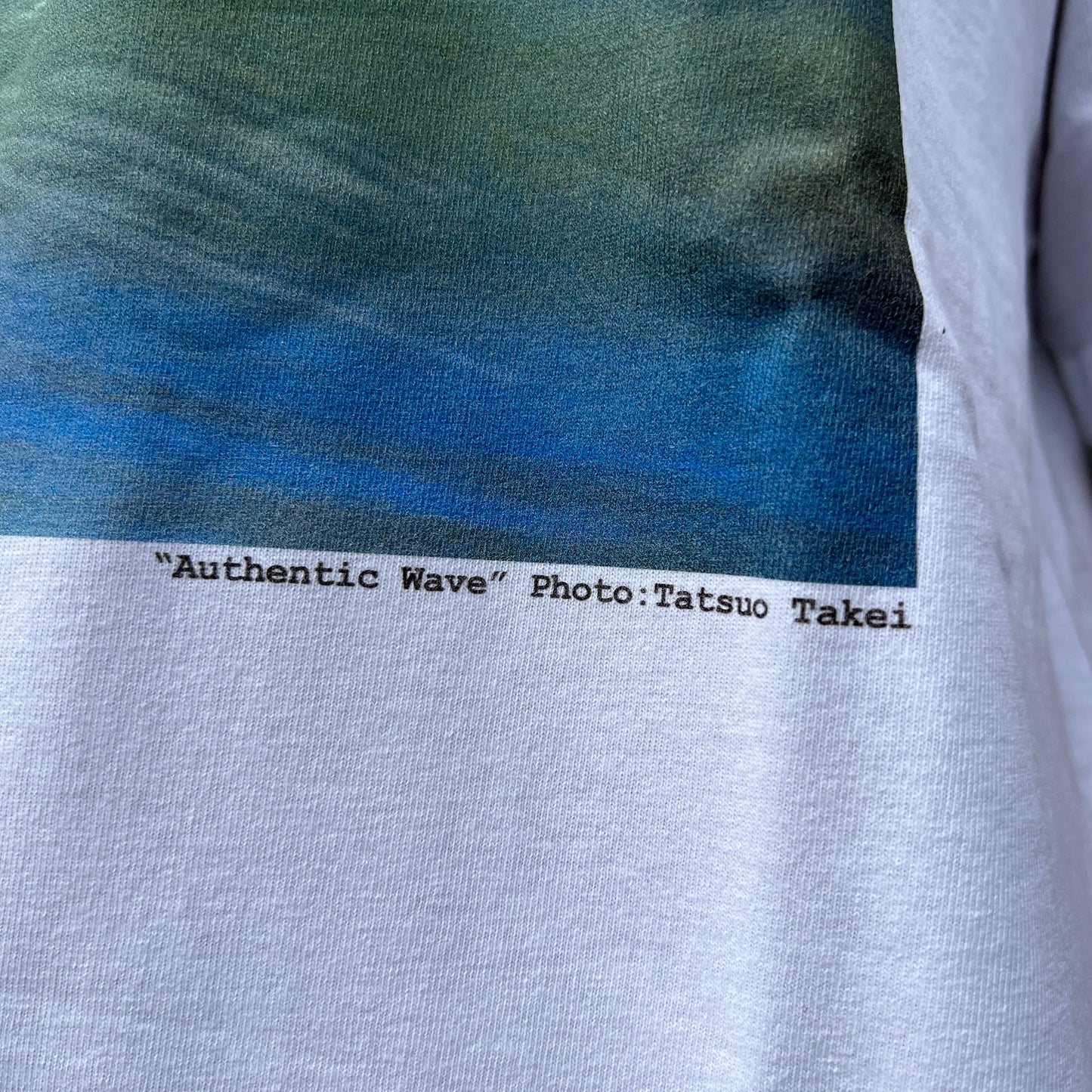 BRINE × AUTHENTIC WAVE  PHOTO TEE　"FLOWING"