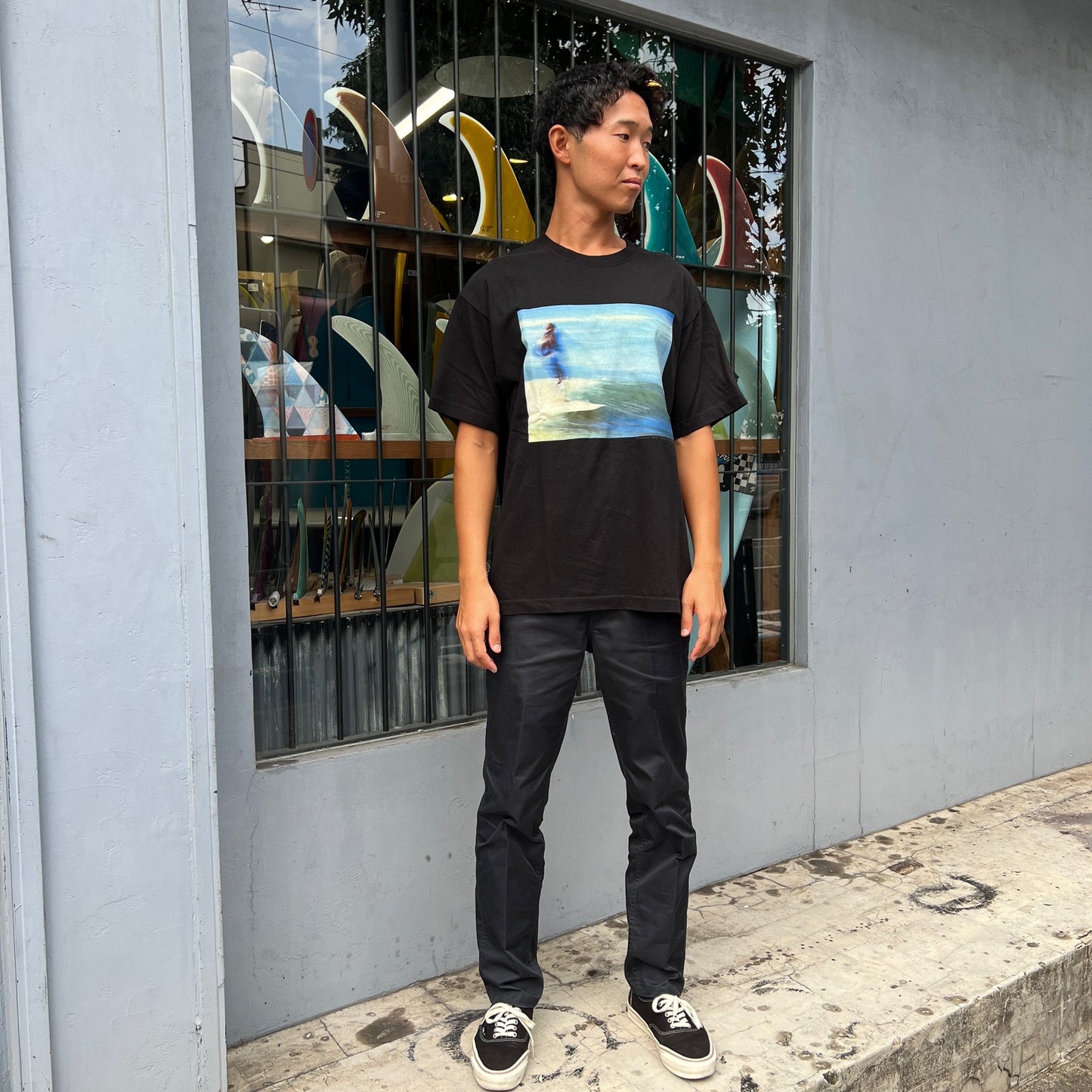 BRINE × AUTHENTIC WAVE  PHOTO TEE　"FLOWING"