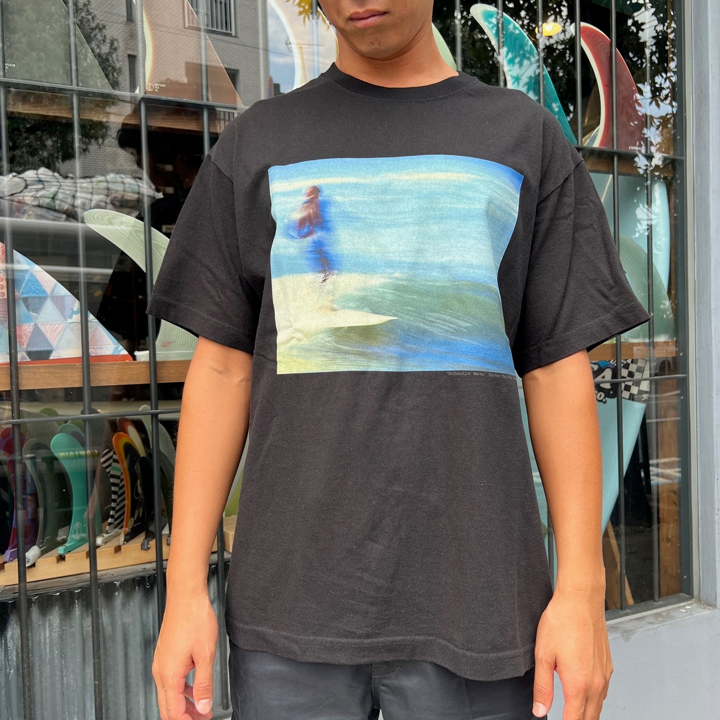 BRINE × AUTHENTIC WAVE  PHOTO TEE　"FLOWING"