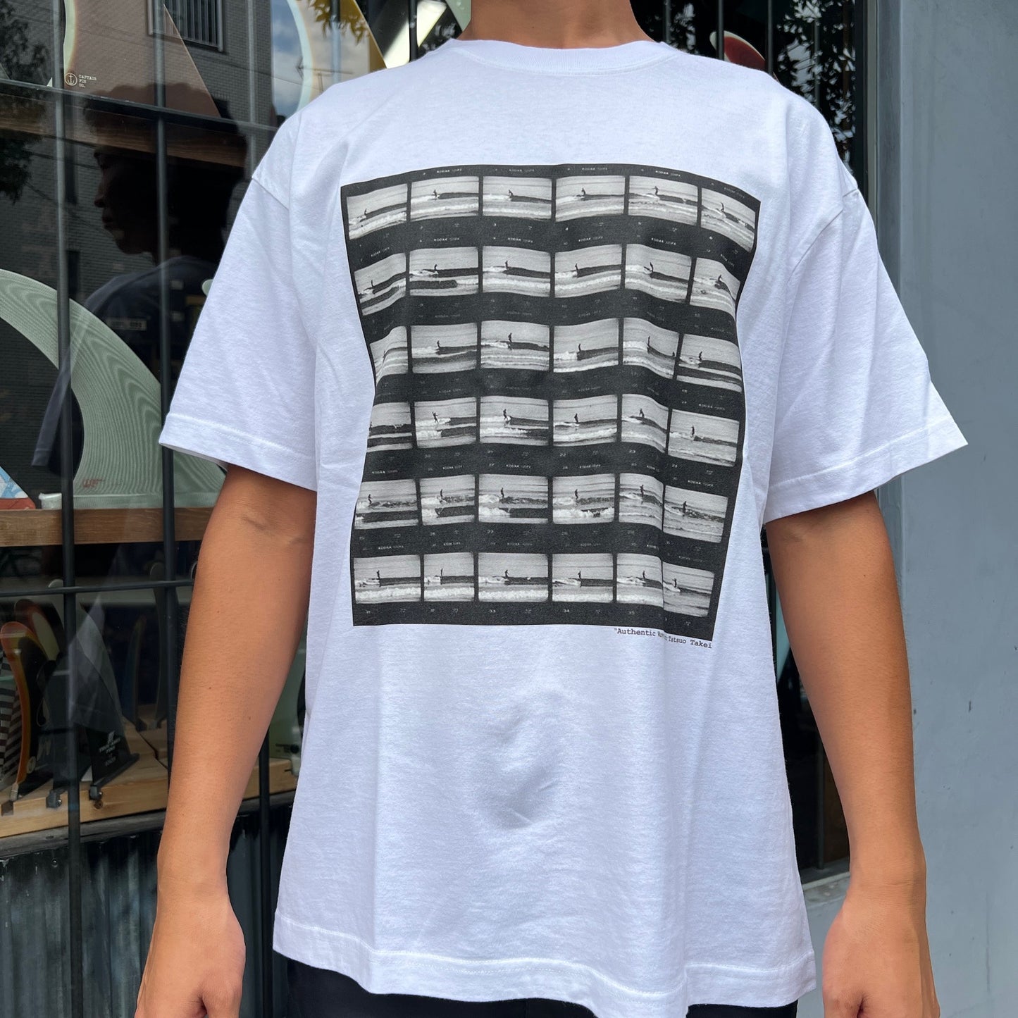 BRINE × AUTHENTIC WAVE  PHOTO TEE　"COVER"