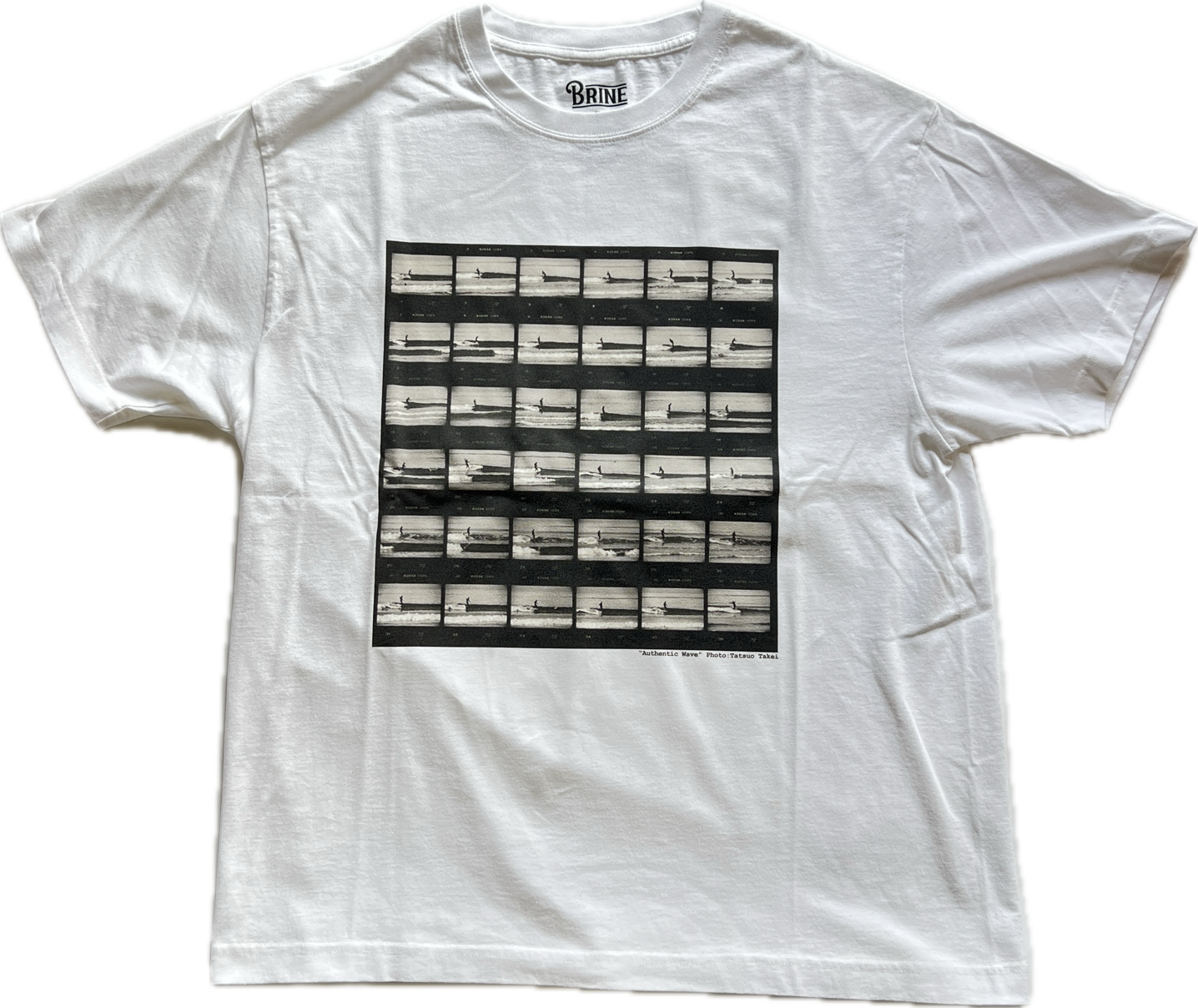 BRINE × AUTHENTIC WAVE  PHOTO TEE　"COVER"