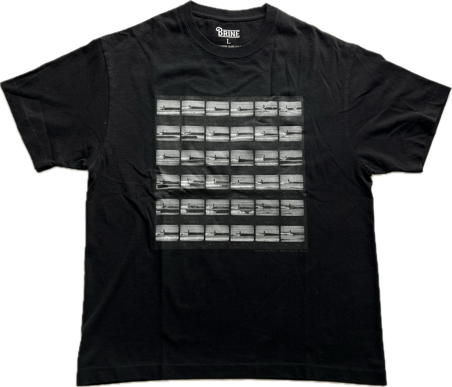 BRINE × AUTHENTIC WAVE  PHOTO TEE　"COVER"