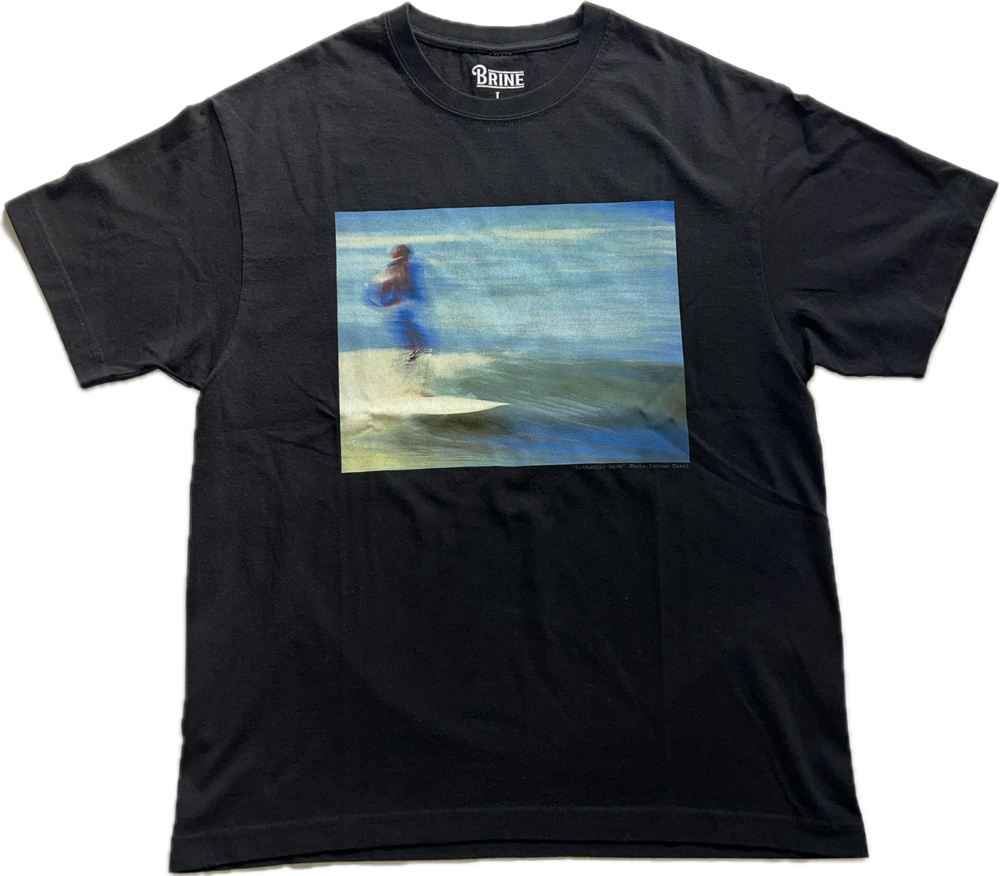 BRINE × AUTHENTIC WAVE  PHOTO TEE　"FLOWING"