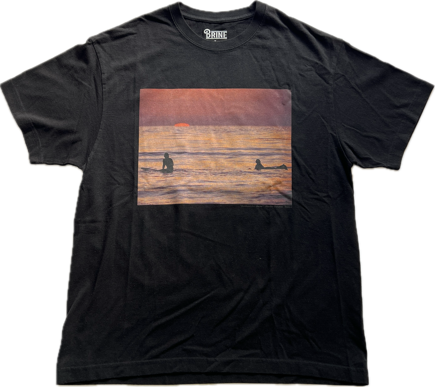 BRINE × AUTHENTIC WAVE  PHOTO TEE　"A PERFECT DAY"