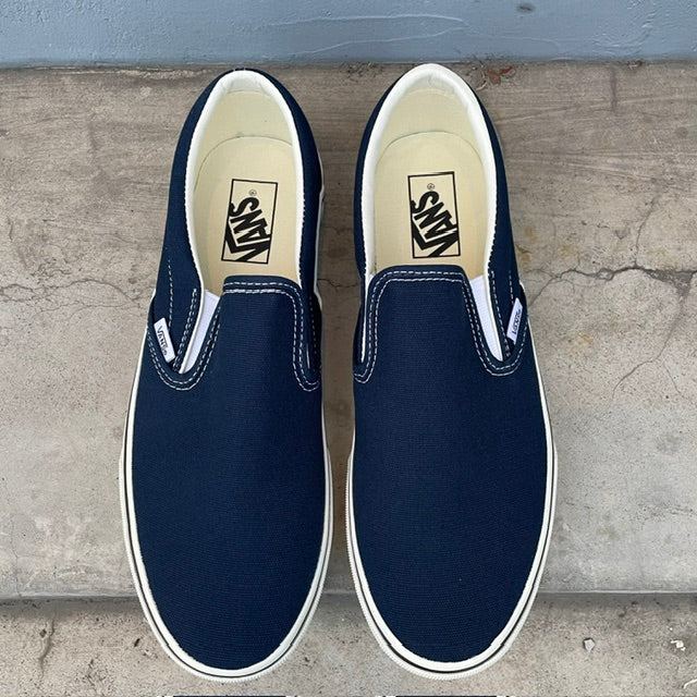 VANS / ヴァンズ Classic Slip-on DUCK CANVAS Dress Blues – BRINE