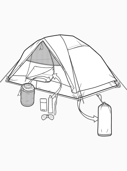 ［BURTON］Black Tail 2 Tent   Day Tripper