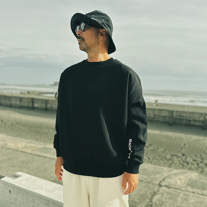 BEACHED DAYS ビーチドデイズ / オーバーサイズ クルーネックスウェット