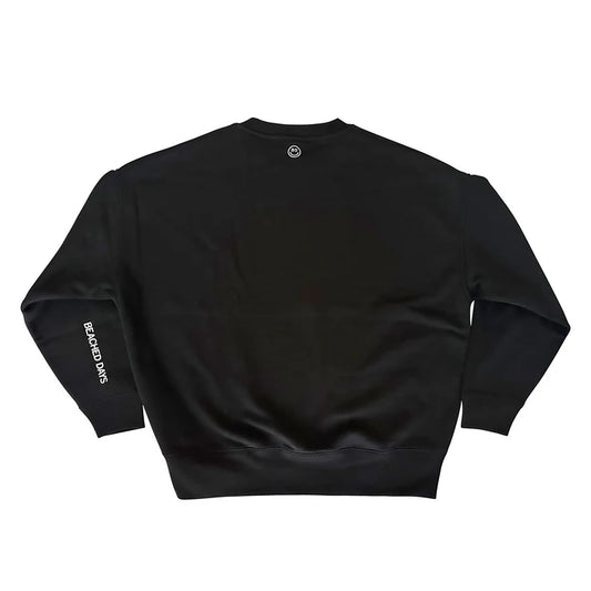 BEACHED DAYS ビーチドデイズ / オーバーサイズ クルーネックスウェット