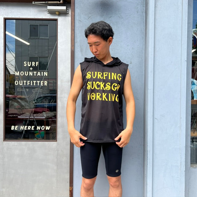 AIDENTFY / アイデンティファイ Sunguard Tee / Sleeveless Hoody "SARCASM"