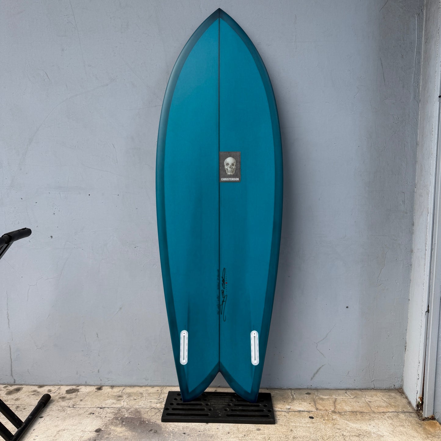 CHRISTENSON SURFBOARD/クリステンソン 　FISH 5'6" Teal tint  JAPANシェイプ