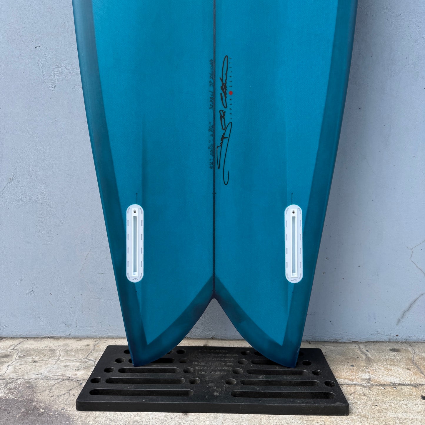 CHRISTENSON SURFBOARD/クリステンソン 　FISH 5'6" Teal tint  JAPANシェイプ