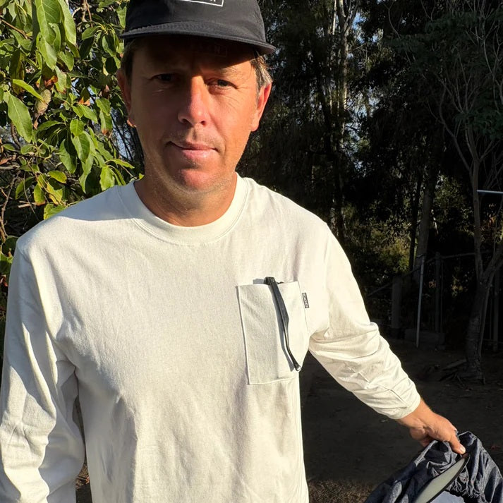 BEACHED DAYS ビーチドデイズ /ベーシック ポケット L/S Tee