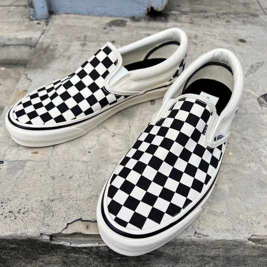 VANS / ヴァンズ　MTE SLIP-ON REISSUE98　CHECKERBOARD/MARSHMALLOW